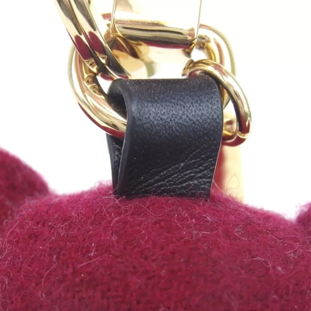 Authentic BURBERRY Teddy bear key ring cotton [Used] - Picture 8 of 8